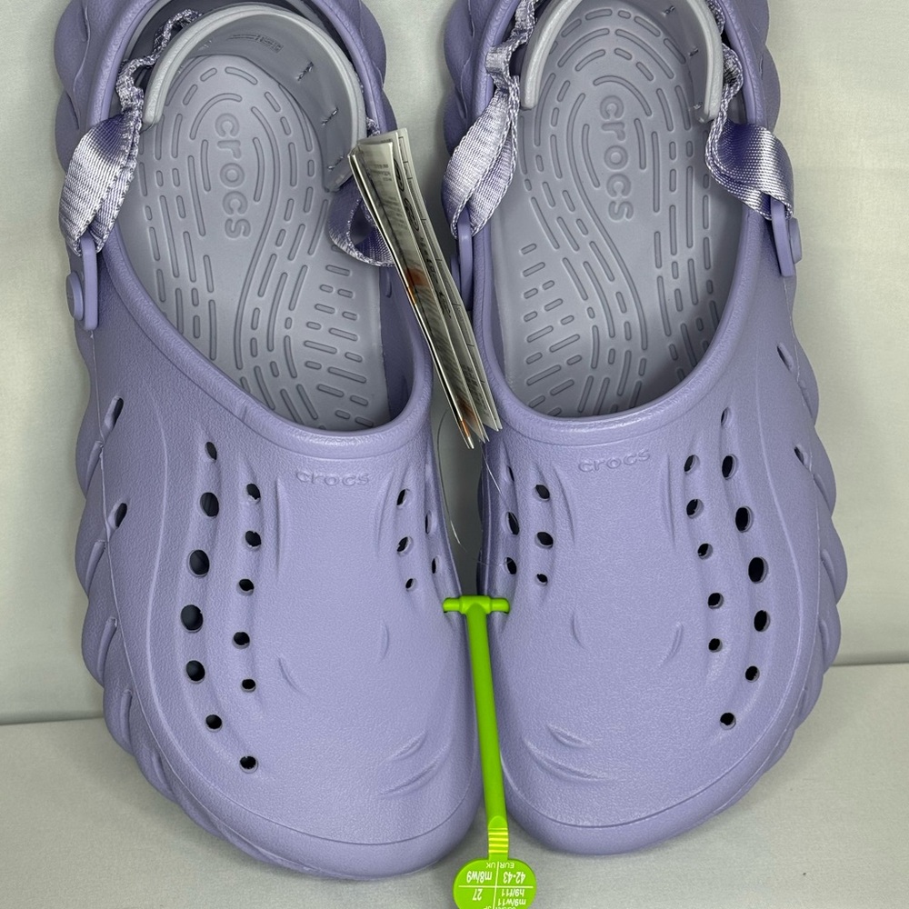 CROCS Echo Lavender Clogs Shoes - Picture 8 of 8